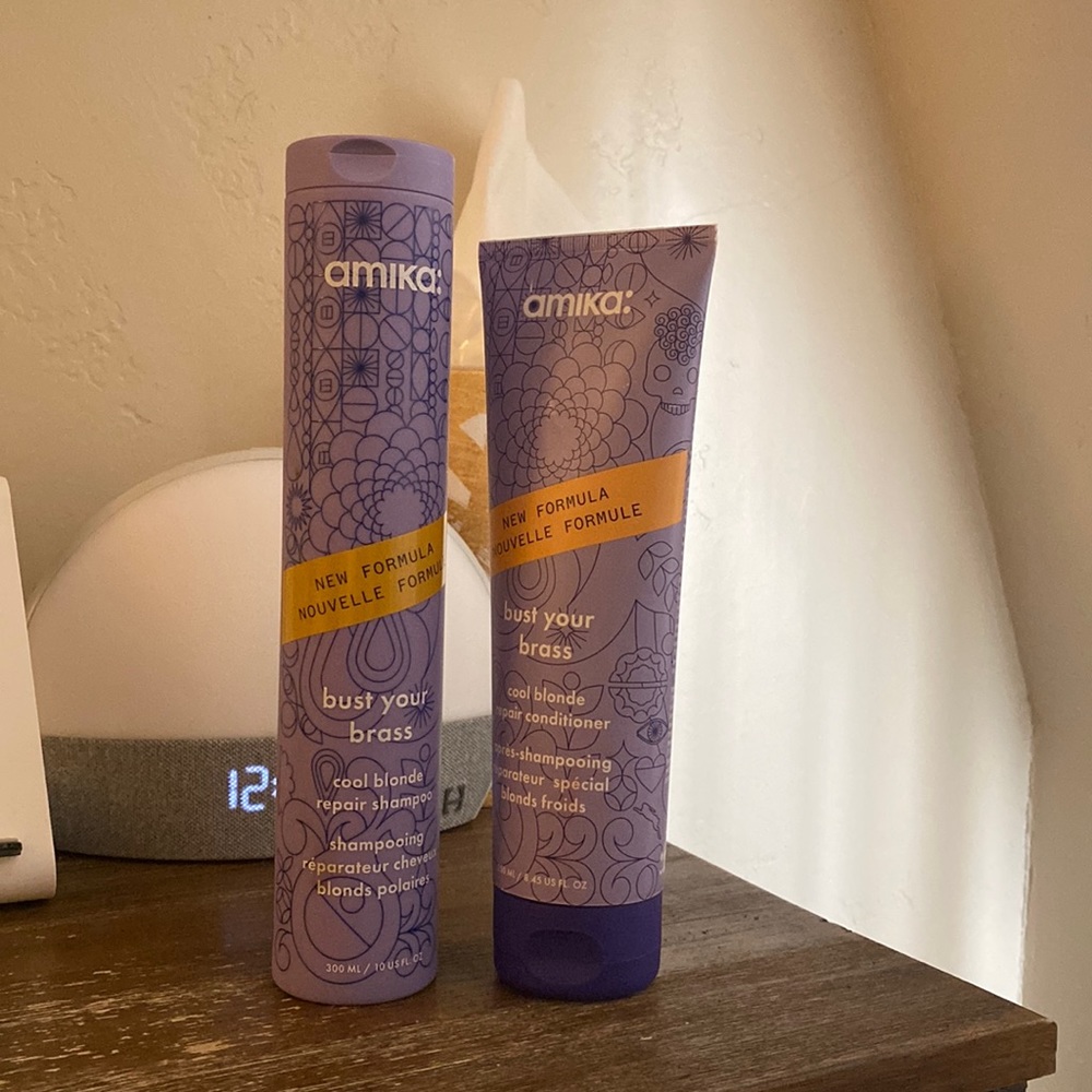 Amika Bust Your Brass Shampoo & Conditoner